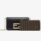 Fendi Wallet On Chain with Pouches In Calfskin Black