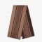 Fendi Rectangular Scarf In FF Motif Wool Brown