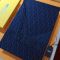Fendi Scarf In In FF Motif Wool with Fringes Blue
