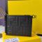 Fendi Bill Clip In FF Motif Nappa Leather Black