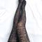 Fendi Pantyhose In FF Motif Mesh Black
