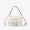 Fendi Small Mamma Baguette Bag In Nappa Leather White