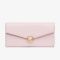 F is Fendi Continental Wallet In Calf Leather Pink